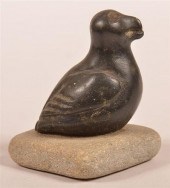 ESKIMO STONE CARVING OF A SEA