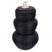 ESKIMO TRIPLE GOURD FORM BALEE