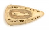 ESKIMO WHALE'S TOOTH CRIBBAGE