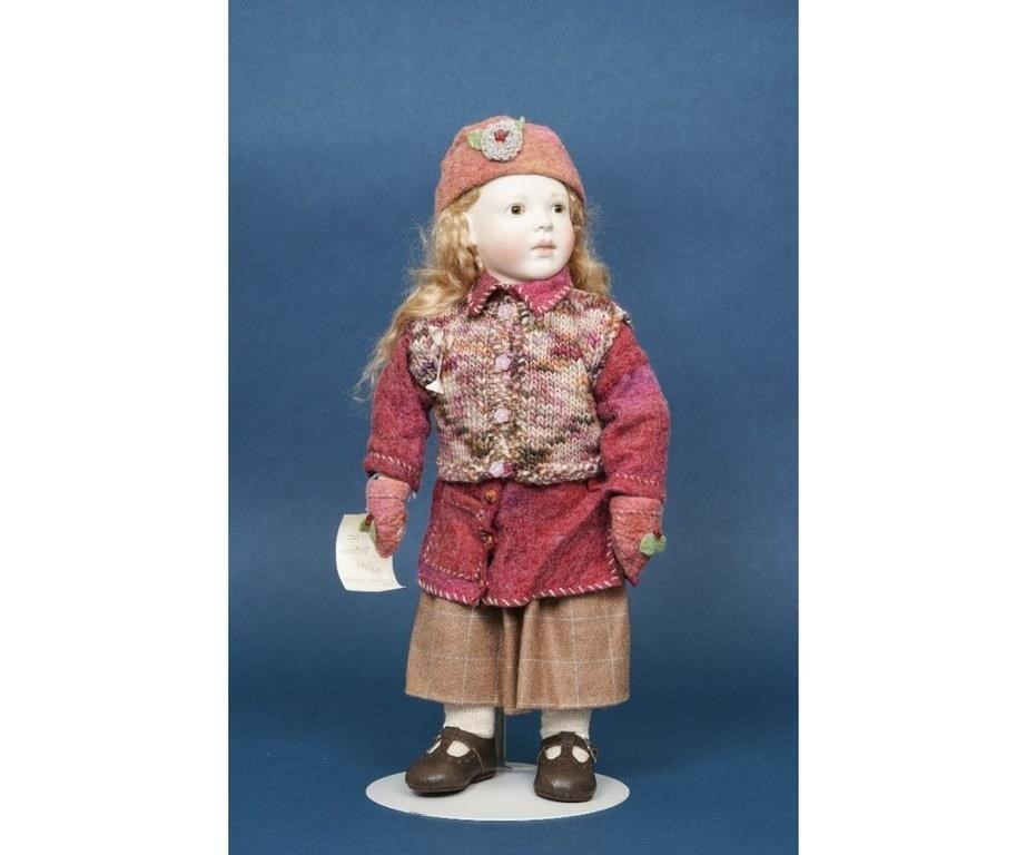 "Esme in Winter" artist doll by
