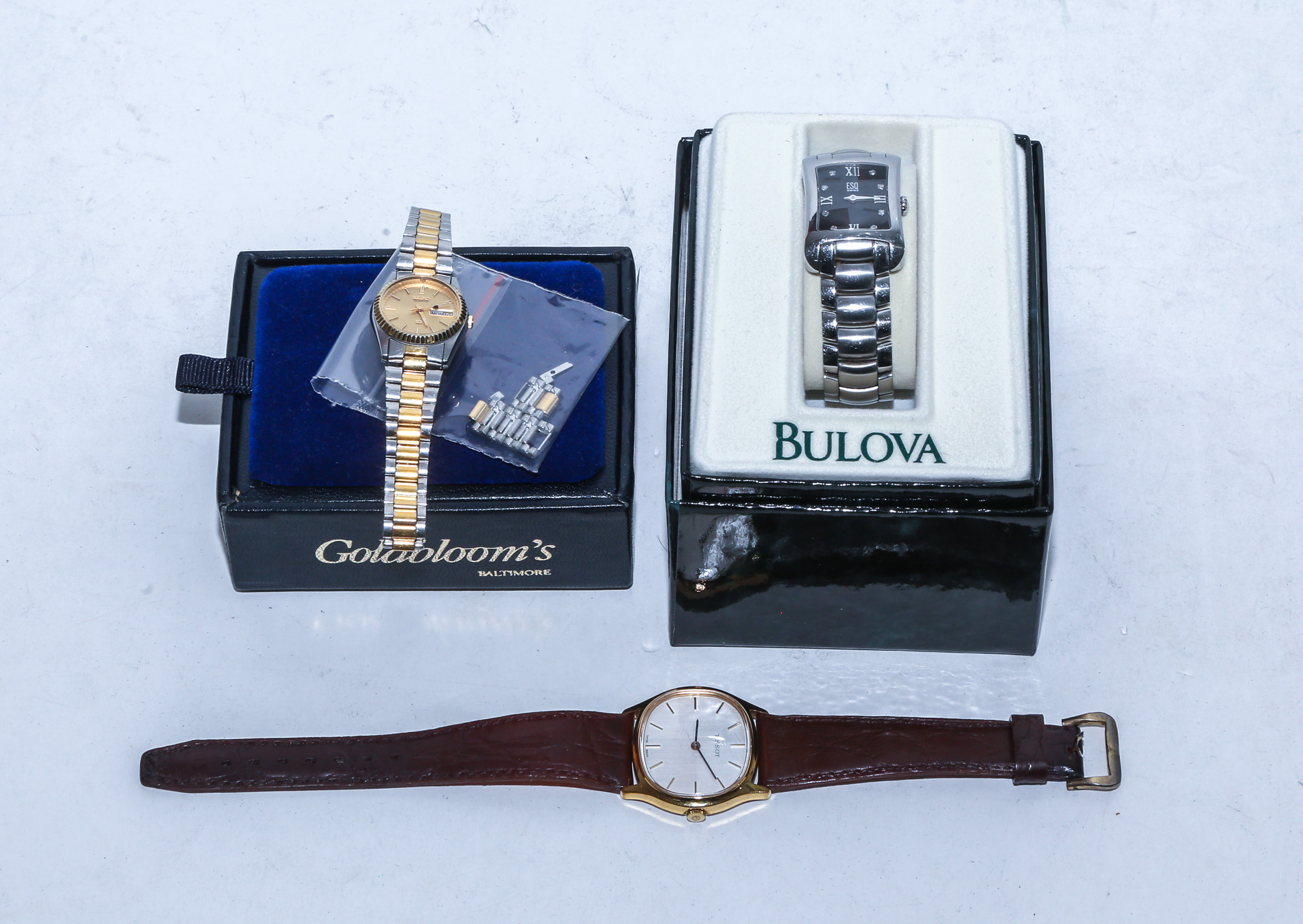 ESQ BY MOVADO STAINLESS-STEEL WATCH