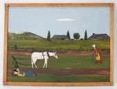 ESSIE WARD FOLK ART PAINTING A