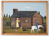ESSIE WARD FOLK ART PAINTING A
