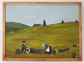 ESSIE WARD FOLK ART PAINTING A