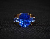 ESTATE 10K GOLD & TANZANITE RI