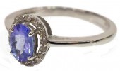 ESTATE 10KT WHITE GOLD TANZANI