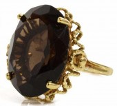 ESTATE 12KT YELLOW GOLD SMOKY