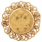 ESTATE 14K GOLD AUSTRIAN DUCAT