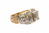 ESTATE 14K GOLD & DIAMOND MASO