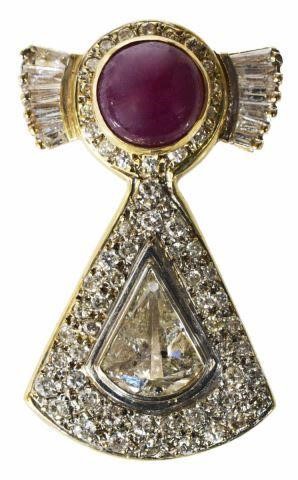ESTATE 14KT, 2.25CT TRIANGLE