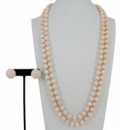 ESTATE 14KT & ANGEL SKIN CORAL