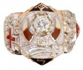 ESTATE 14KT GOLD 0.49CT DIAMON