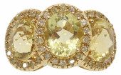 ESTATE 14KT GOLD 12.85CTTW CIT