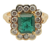 ESTATE 14KT GOLD 2.00CT EMERAL