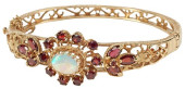 ESTATE 14KT GOLD CABOCHON OPAL