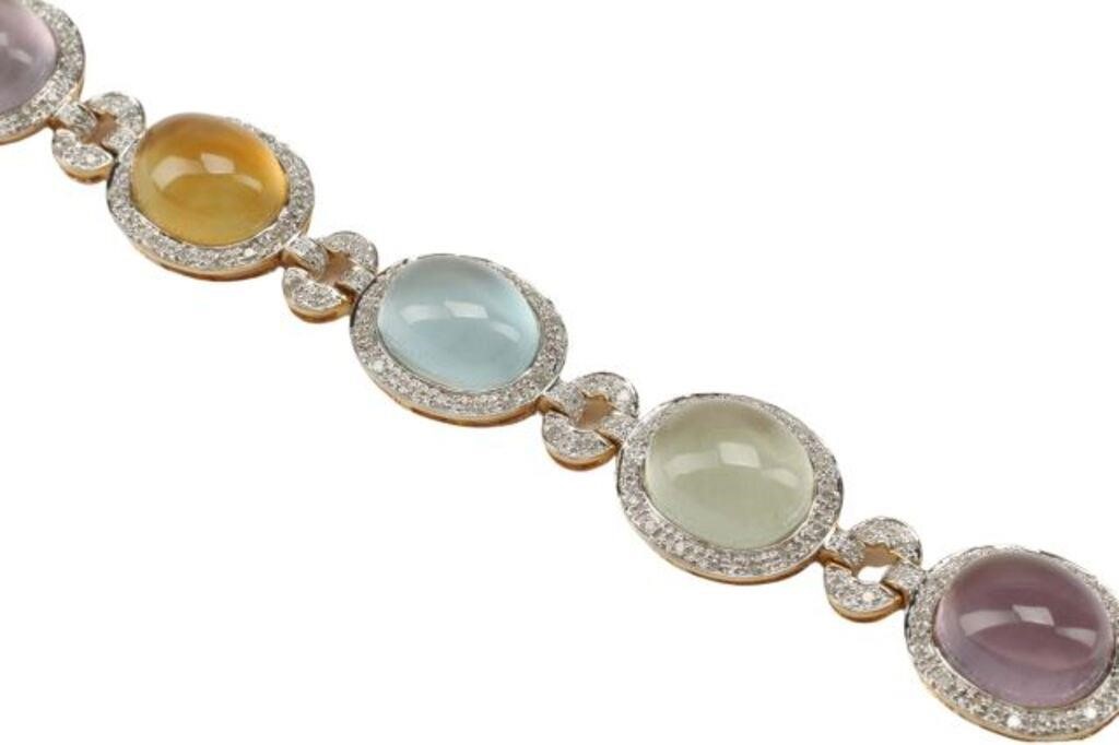 ESTATE 14KT GOLD, MOONSTONE &