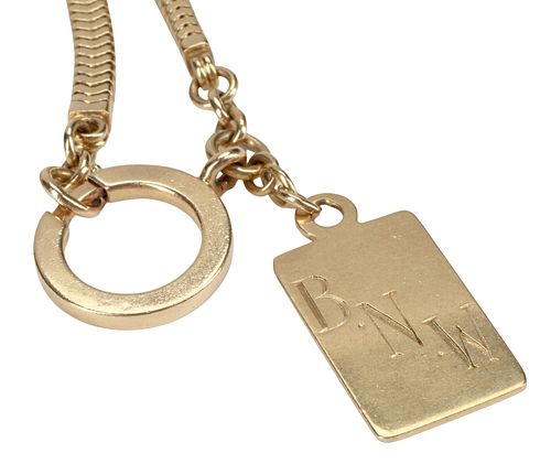ESTATE 14KT GOLD SNAKE CHAIN