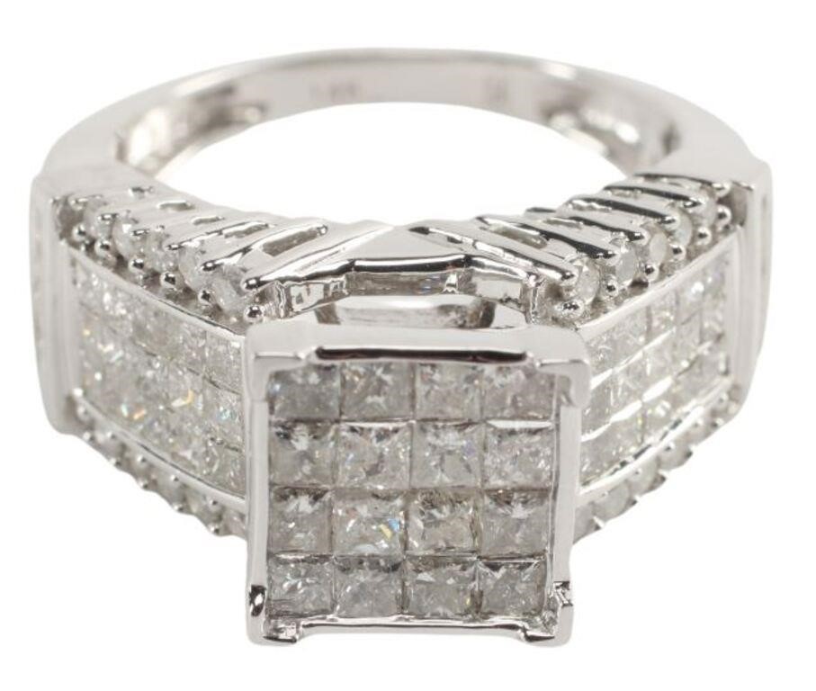 ESTATE 14KT WHITE GOLD & 2.5CTTW