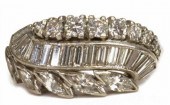 ESTATE 14KT WHITE GOLD 0.85CTT