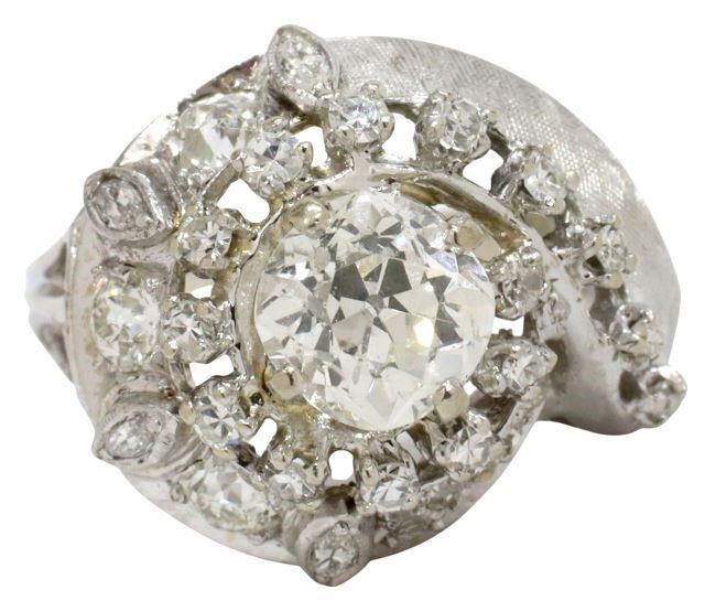 ESTATE 14KT WT GOLD 2.3CTTW DIAMOND