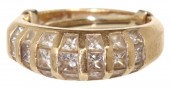 ESTATE 14KT YELLOW GOLD & 1CTT