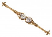 ESTATE 14KT YELLOW GOLD & 1.5C