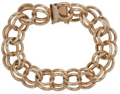 ESTATE 14KT YELLOW GOLD CIRCUL