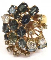 ESTATE 14KT YELLOW GOLD DIAMON
