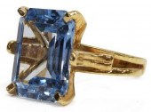 ESTATE 14KT YG 12.35CT SYNTHET