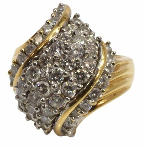 ESTATE 14KT YG & 1.85CTTW DIAMOND