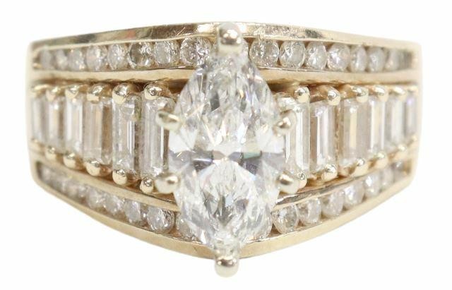 ESTATE 14KT YG & 2.19CTTW DIAMOND