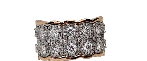 ESTATE 18K DIAMOND MICRO PAVE