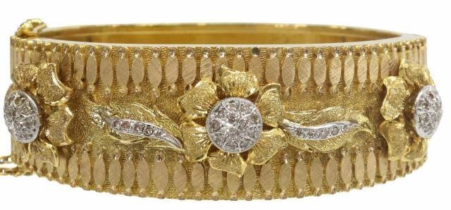 ESTATE 18KT GOLD & 0.50CTTW DIAMOND