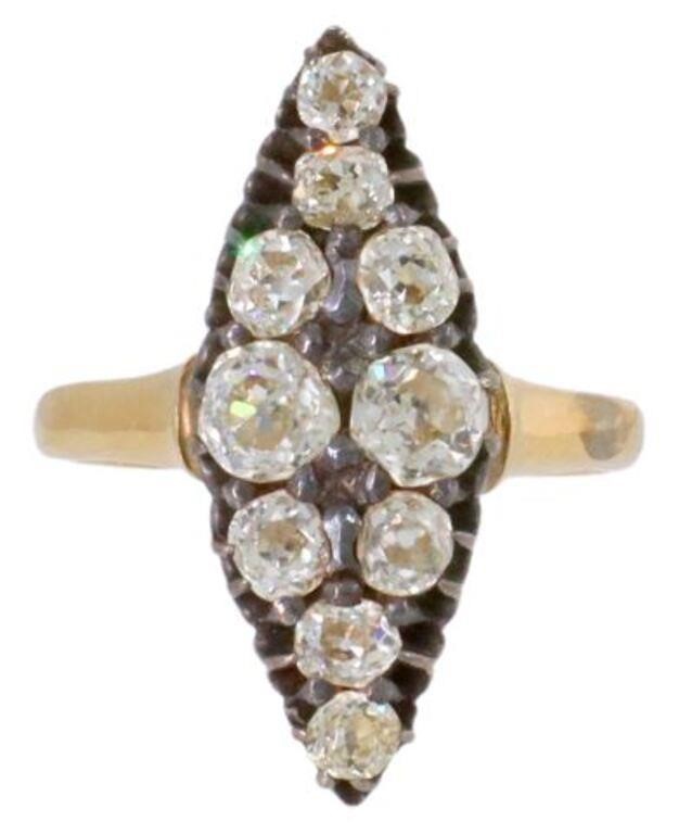 ESTATE 18KT GOLD & 2.00CTTW DIAMOND