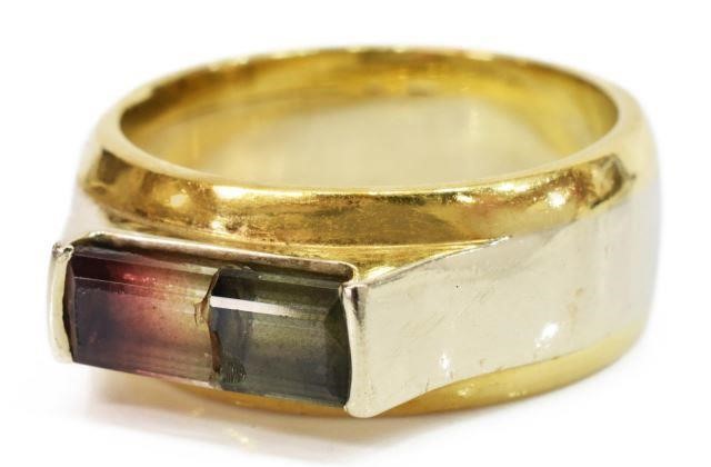 ESTATE 18KT GOLD & WATERMELON