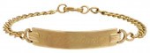 ESTATE 18KT ROSE GOLD CURB LIN