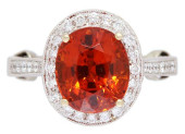 ESTATE 18KT WG 2.60CT SPESSART