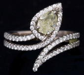 ESTATE 18KT WHITE GOLD, GIA 1.