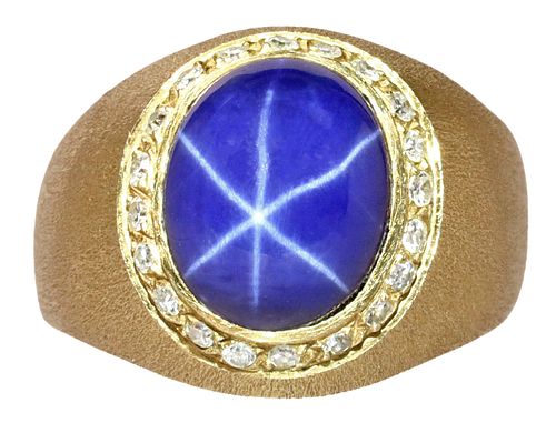 ESTATE 18KT YELLOW GOLD, 0.25CTTW