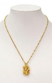 ESTATE 22KT GOLD CHINESE DRAGO