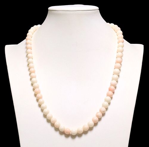ESTATE ANGEL SKIN CORAL BEADED