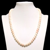 ESTATE ANGEL SKIN CORAL BEADED