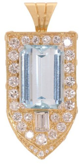 ESTATE CUSTOM 18KT GOLD 13.30C