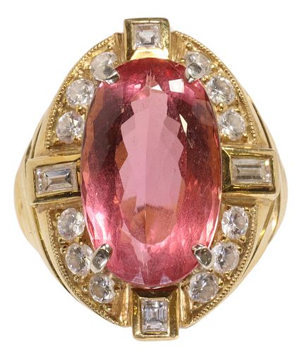 ESTATE CUSTOM 18KT YELLOW GOLD,