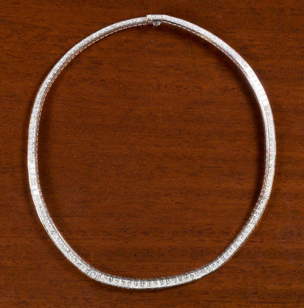 ESTATE DIAMOND AND EIGHTEEN KARAT