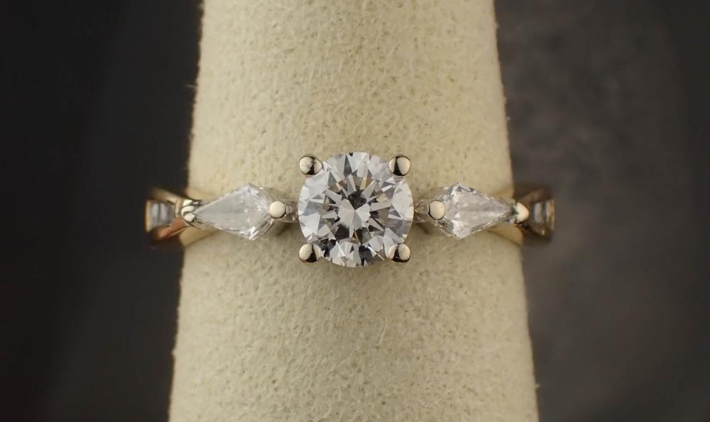 ESTATE DIAMOND AND FOURTEEN KARAT