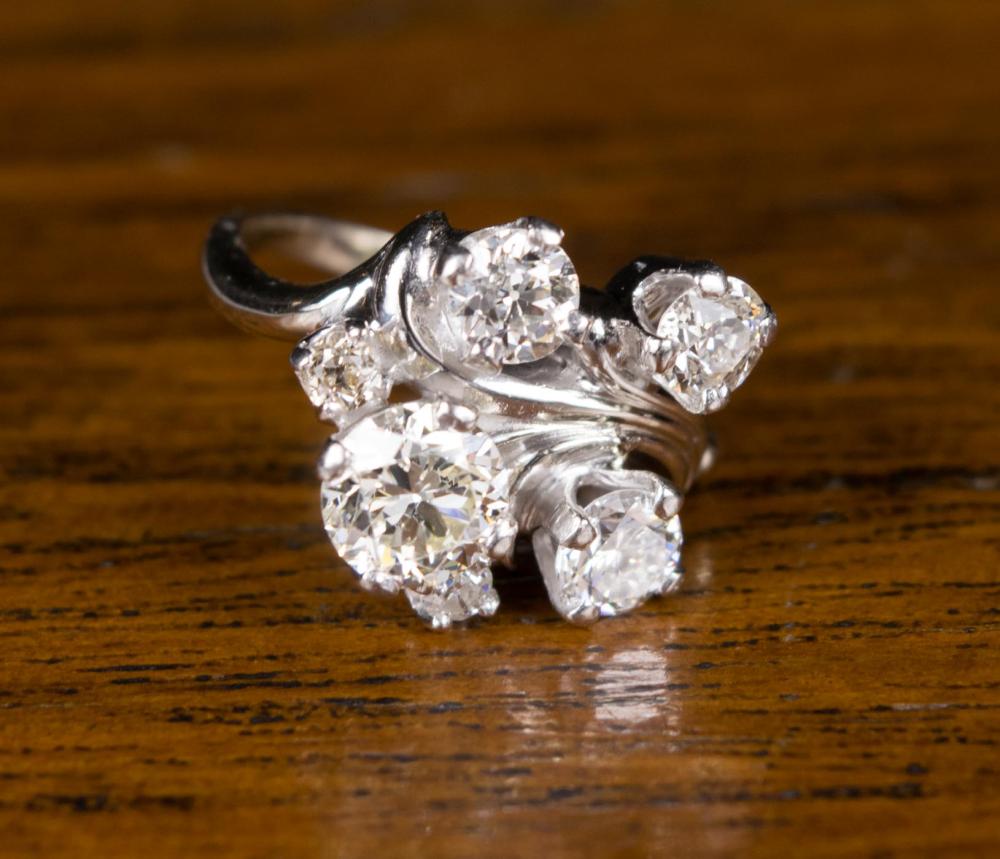 ESTATE DIAMOND AND FOURTEEN KARAT
