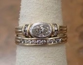 ESTATE DIAMOND AND GOLD WEDDIN