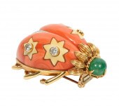 ESTATE DIAMOND, CORAL & EMERAL