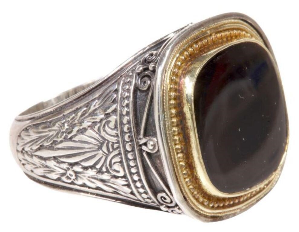 ESTATE GENT'S STERLING & 18KT